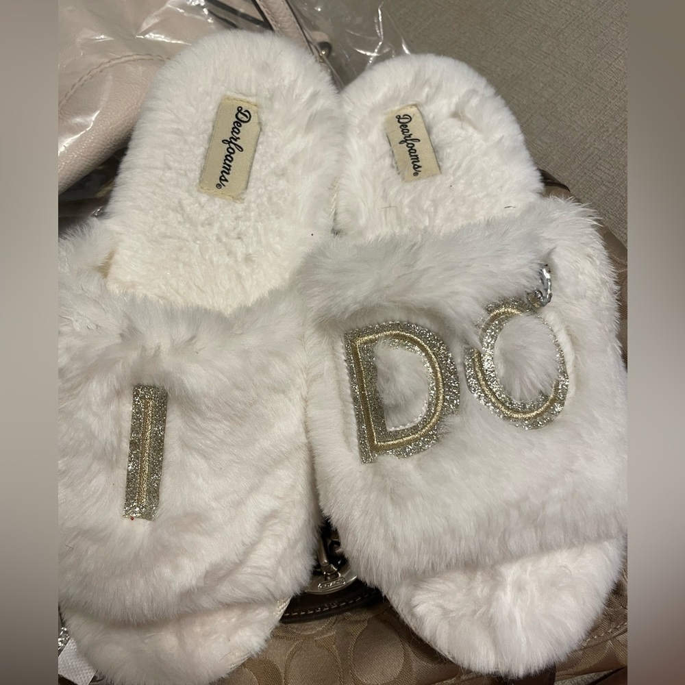 “I Do” Dearfoam Slippers